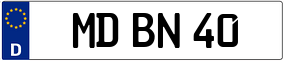Truck License Plate
